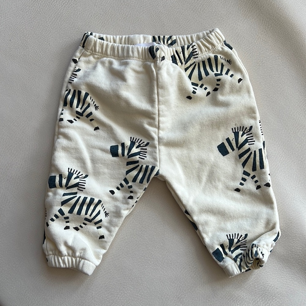 Zara zebra unisex sweatpants